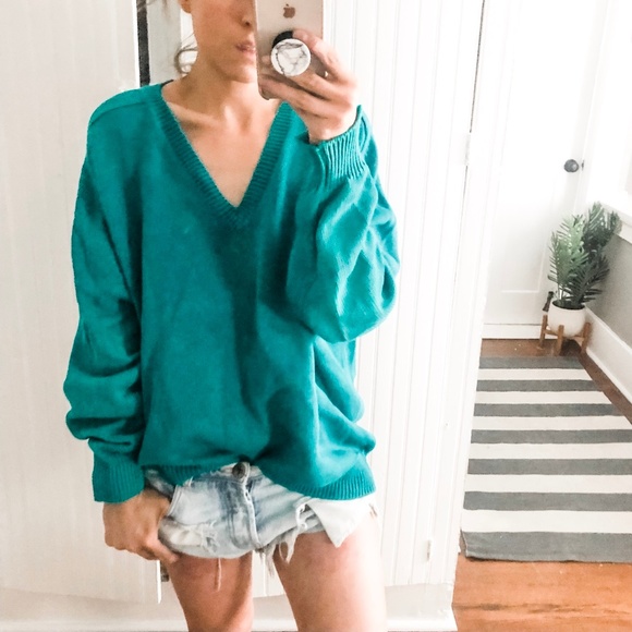 |SOLD| Slouchy 90s Oversized Sweater a5* - Picture 2 of 7